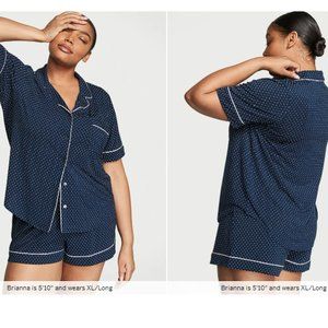 NWT XL VS Supersoft Heavenly Modal Polka Dot Short PJ Set So Comfortable